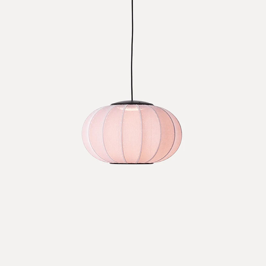 KNIT-WIT Ø45 Oval Pendant LED - Light Pink