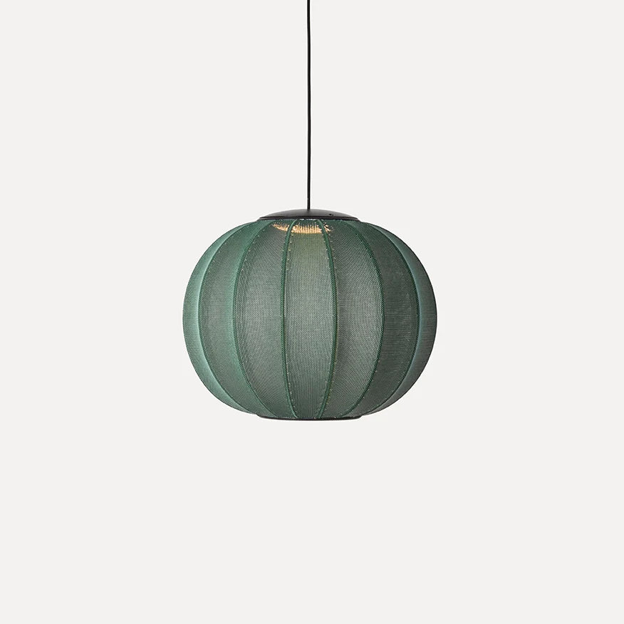 Knit-Wit Ø45 Round Pendant LED - Tweed Green