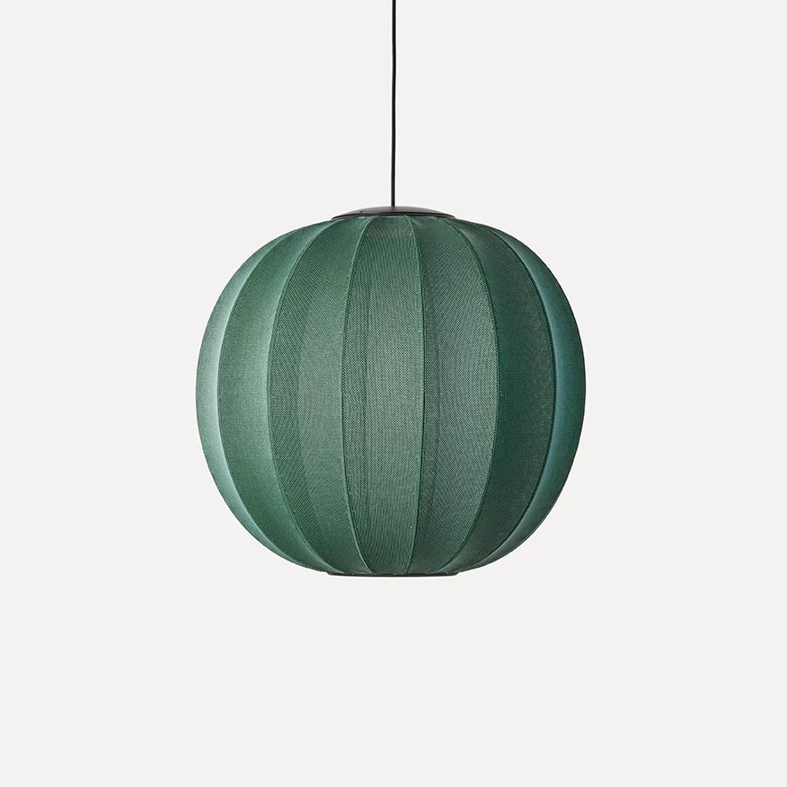 Knit-Wit Ø60 Round Pendant LED - Tweed Green