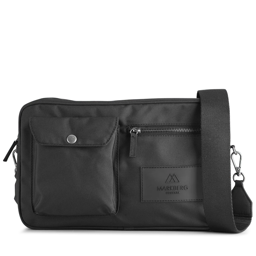 DarlaMPG Crossbody Bag Large Recycled - Stødd L - Black