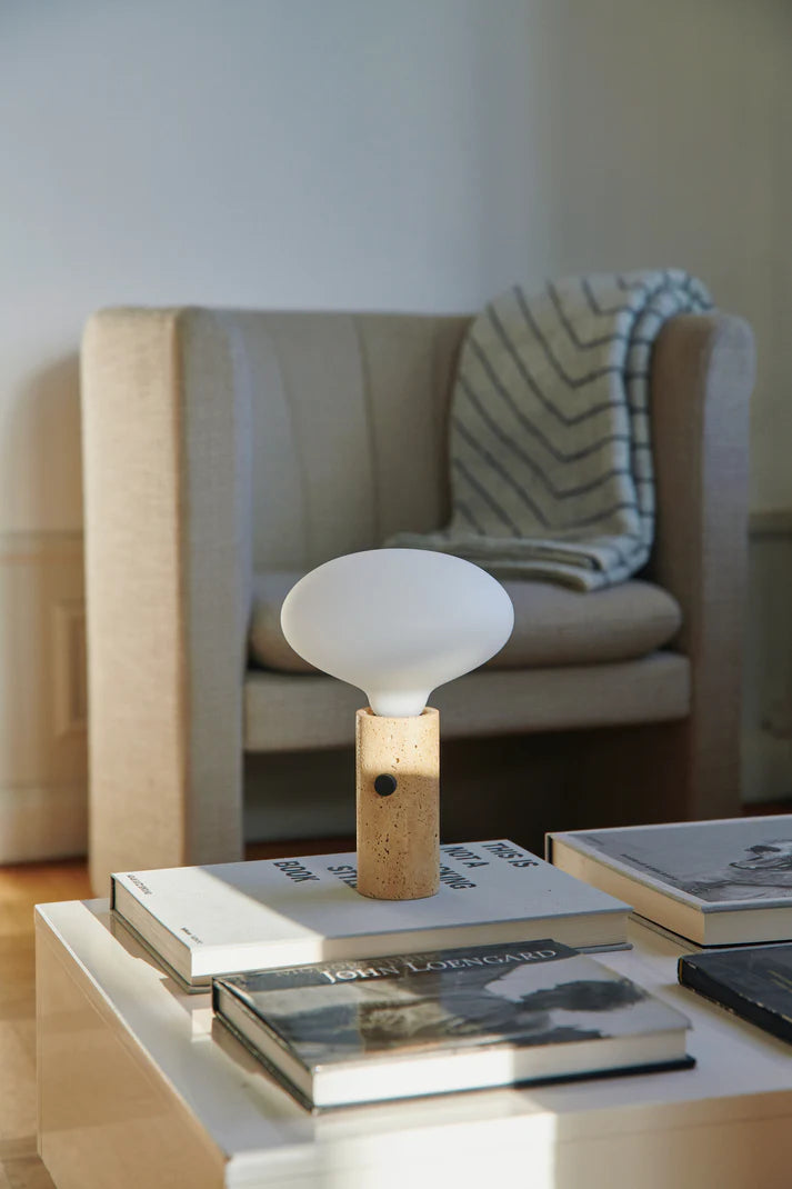 Core Table - Creme Travertine