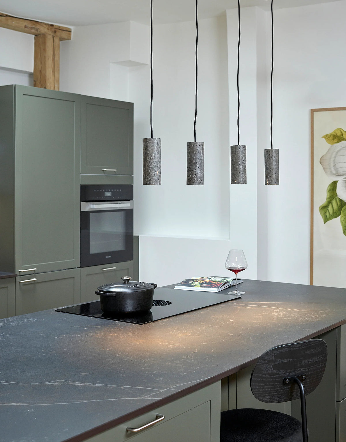 Core Pendant Spot - Nero Marquina