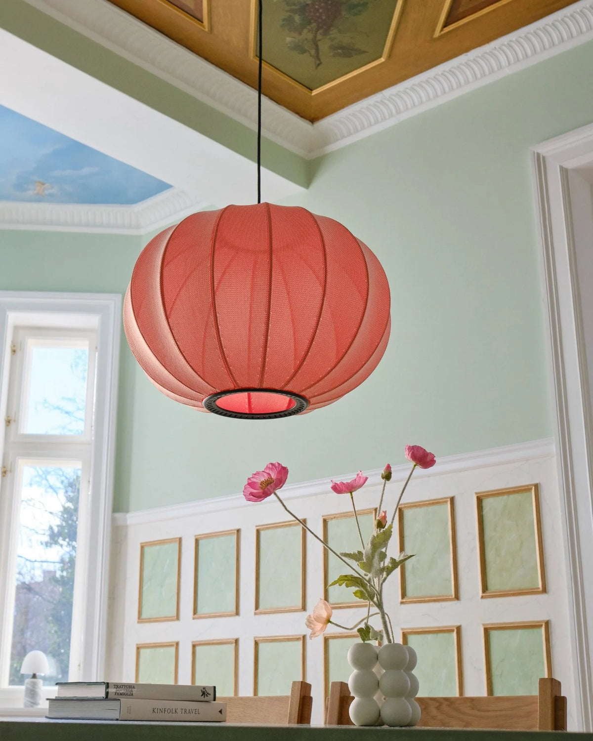 Knit-Wit Ø45 Round Pendant LED - Coral
