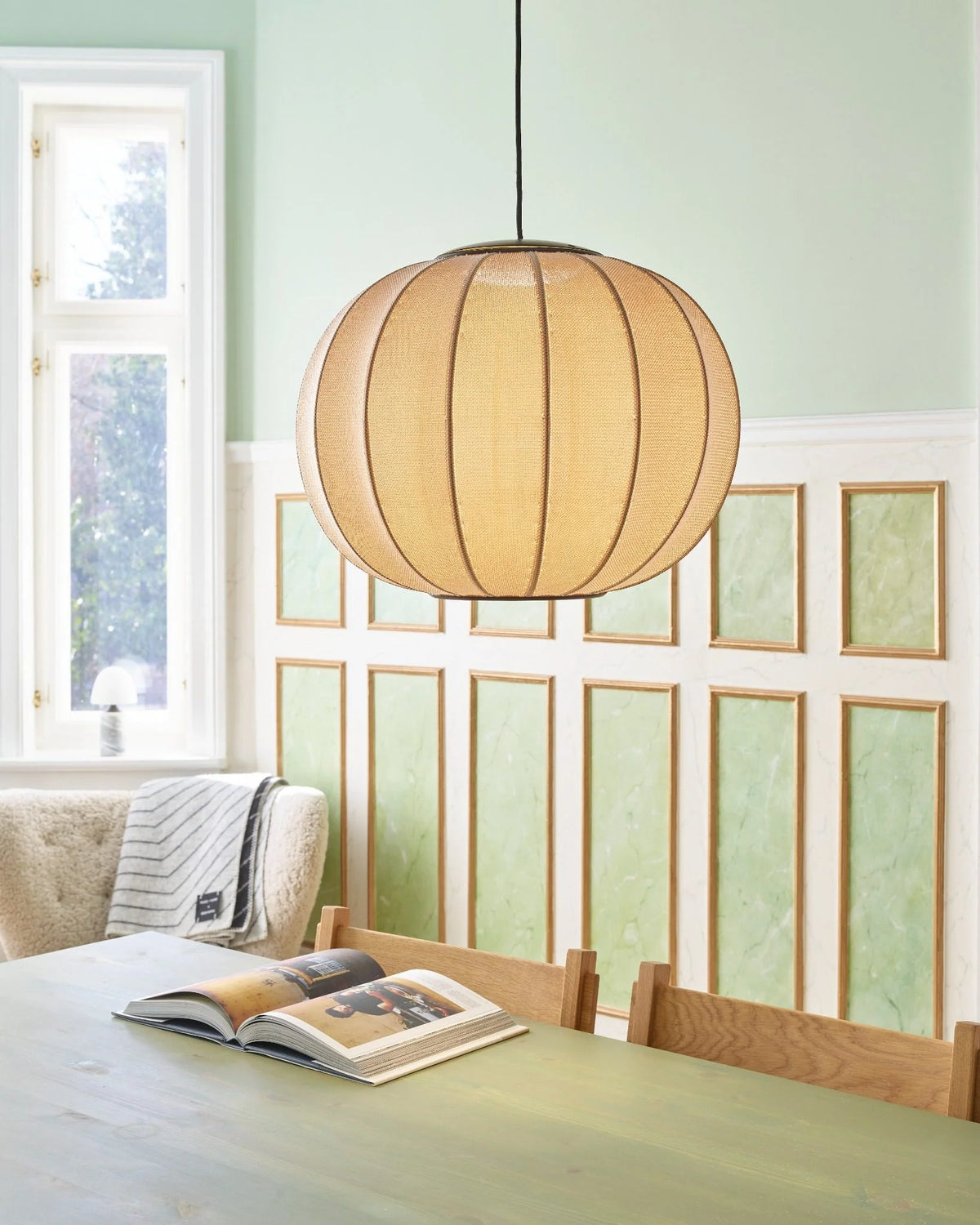 Knit-Wit Ø45 Round Pendant LED - Sand Stone