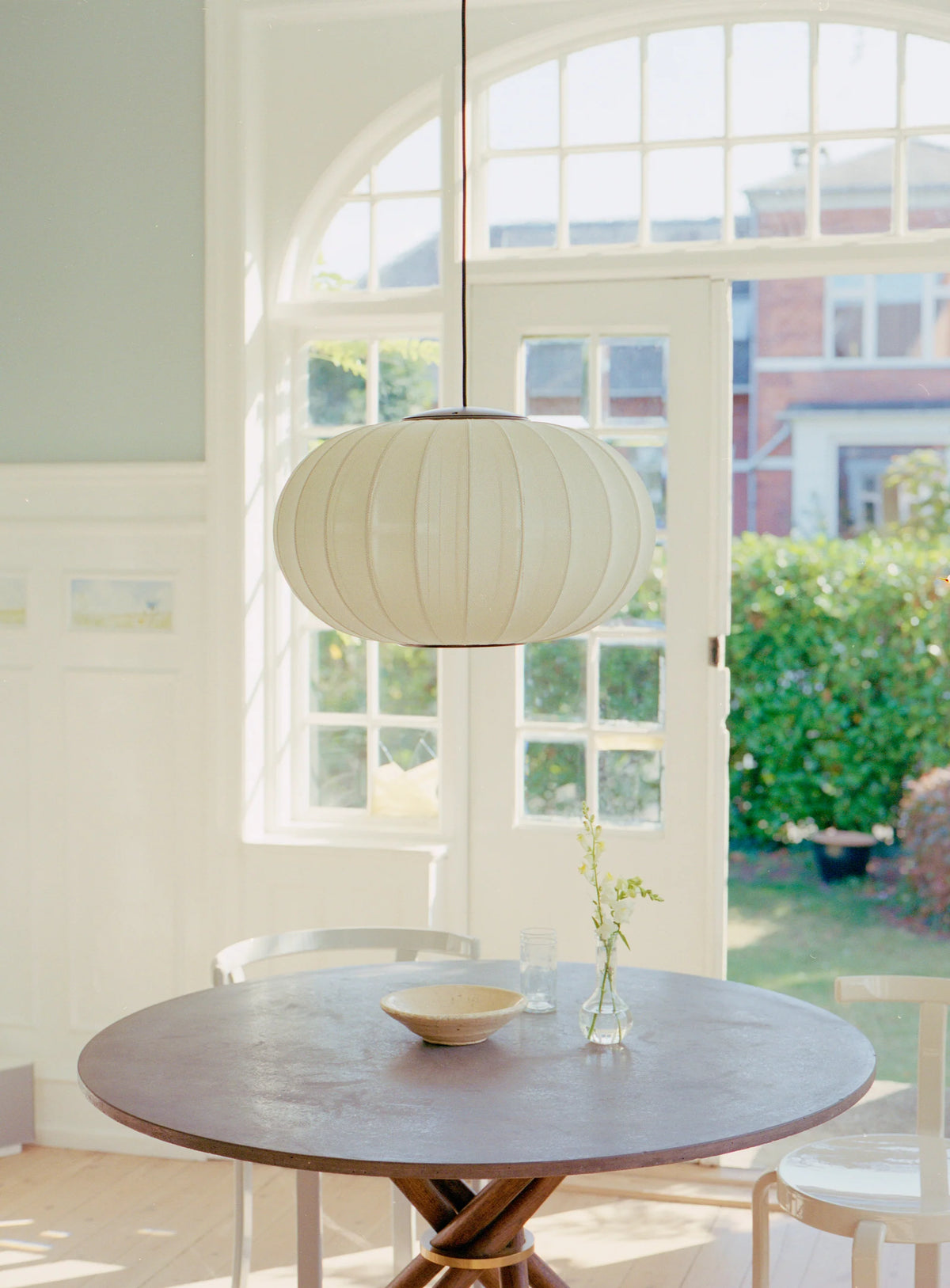 Knit-Wit Ø57 Oval Pendant LED - Pearl White