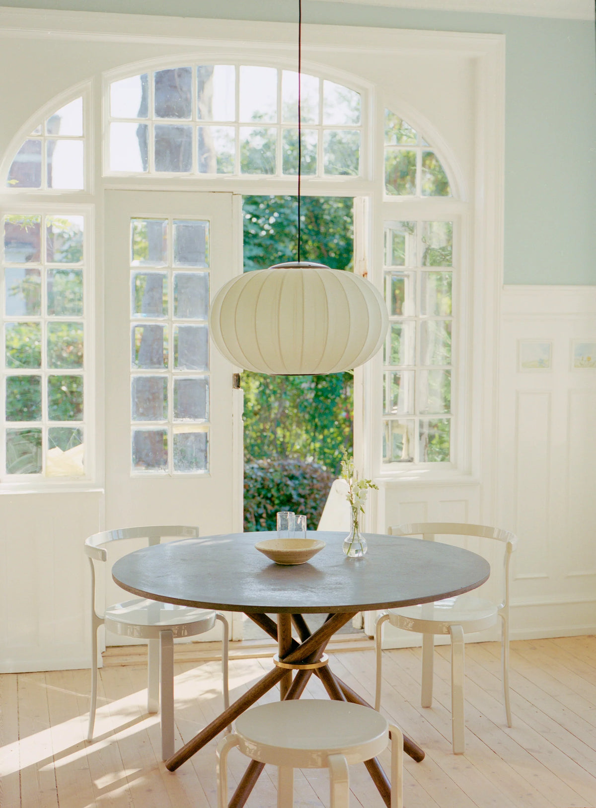 Knit-Wit Ø57 Oval Pendant LED - Pearl White
