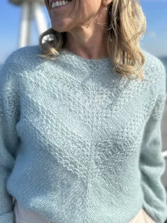 ELVA PULLOVER//DK - Small ella medium - við pappíruppskrift