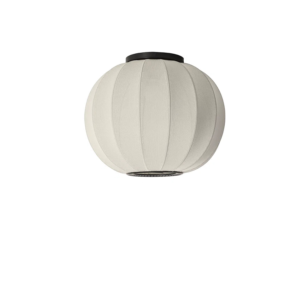 Knit-Wit Ø45 Round Ceilig - Pearl White