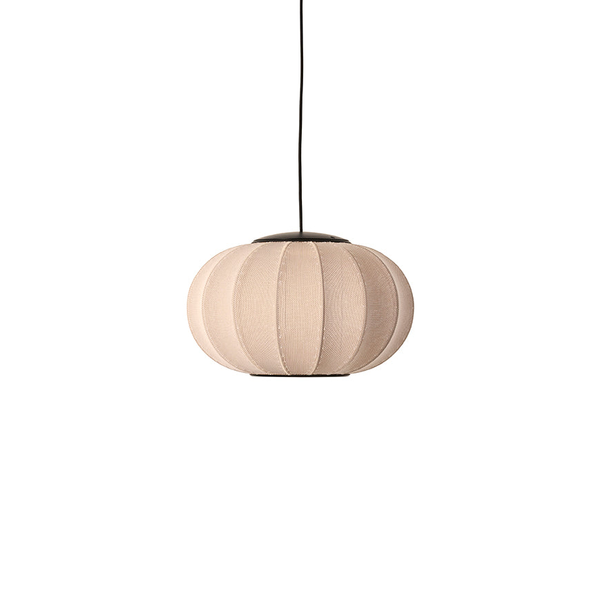 KNIT-WIT Ø45 Oval Pendant LED - Sand Stone