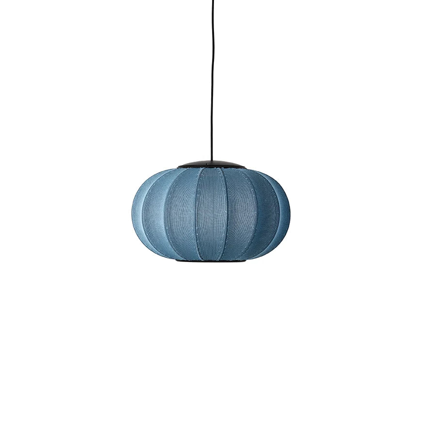 KNIT-WIT Ø45 Oval Pendant LED -  Blue Stone