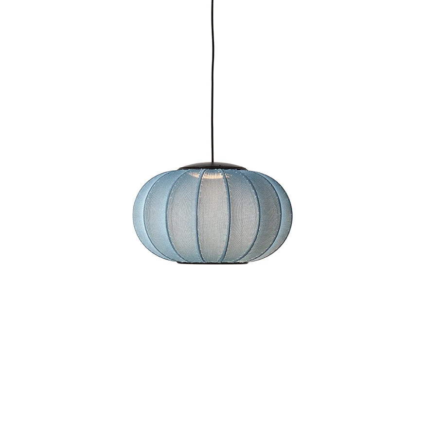KNIT-WIT Ø45 Oval Pendant LED -  Blue Stone
