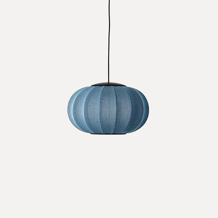 KNIT-WIT Ø45 Oval Pendant LED -  Blue Stone