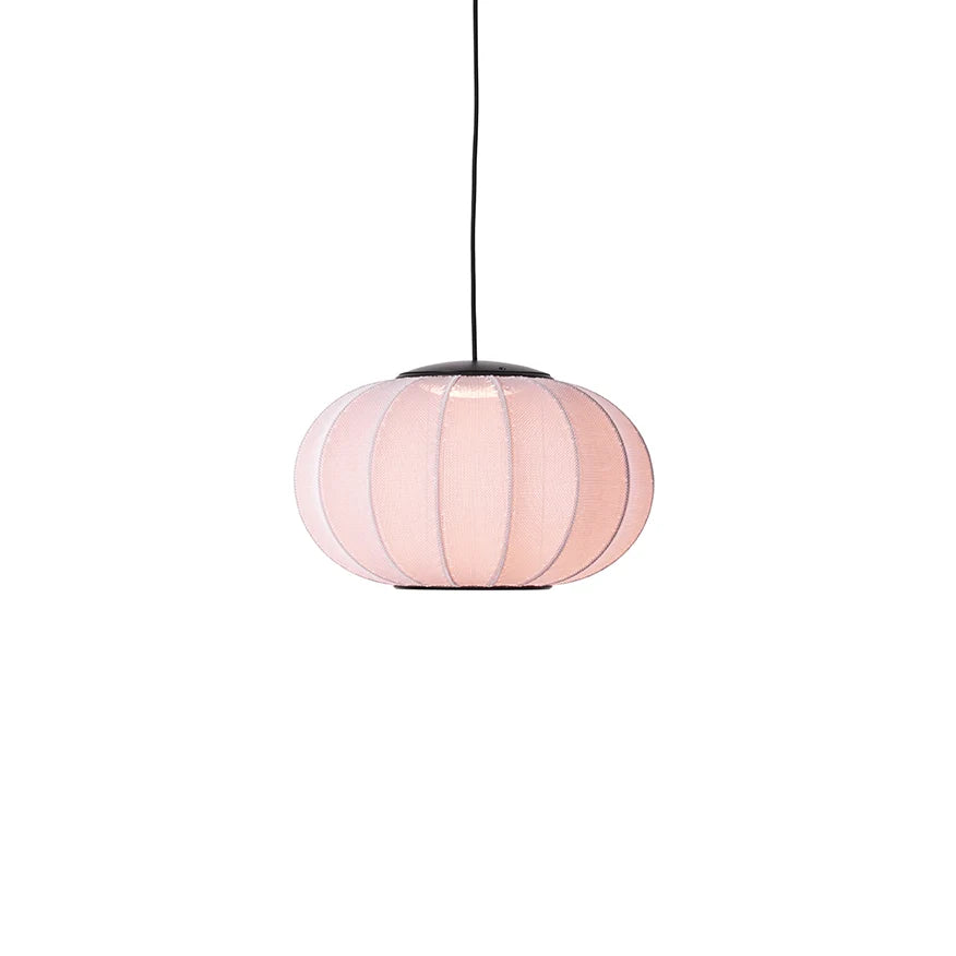 KNIT-WIT Ø45 Oval Pendant LED - Light Pink