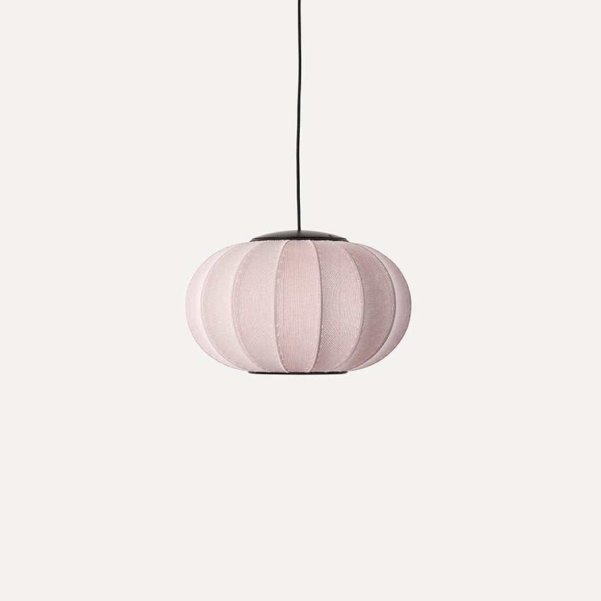 KNIT-WIT Ø45 Oval Pendant LED - Light Pink