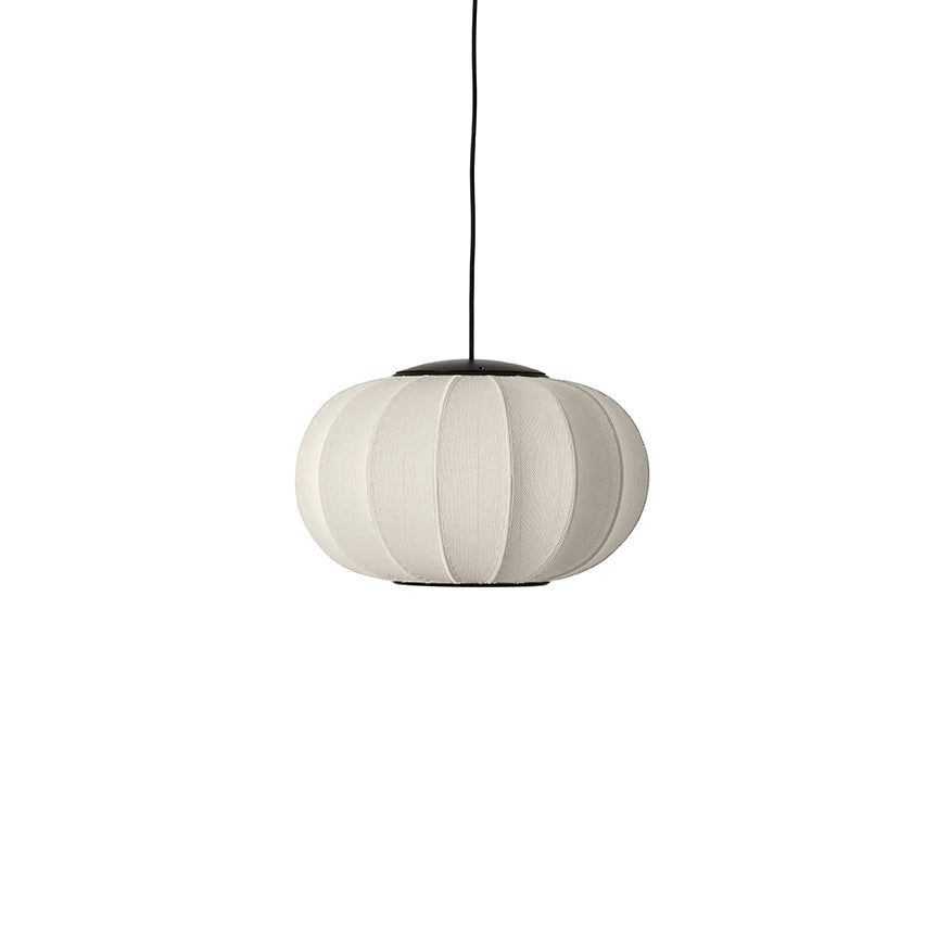 KNIT-WIT Ø45 Oval Pendant LED - Pearl White