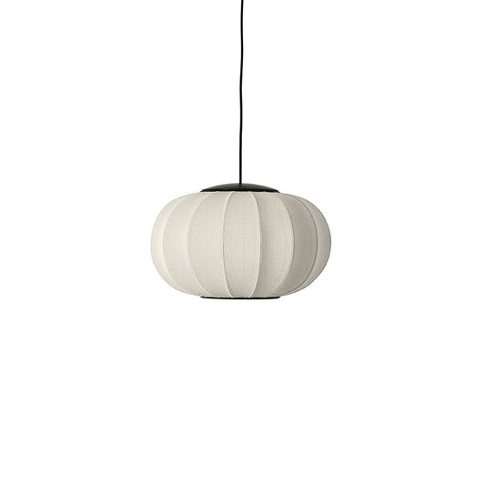 KNIT-WIT Ø45 Oval Pendant LED - Pearl White