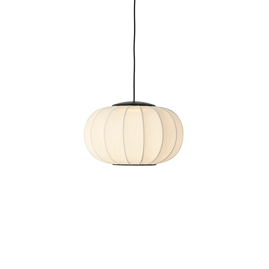 KNIT-WIT Ø45 Oval Pendant LED - Pearl White