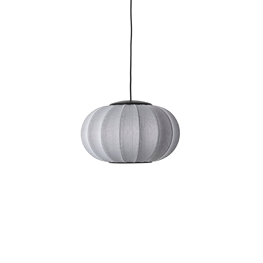 KNIT-WIT Ø45 Oval Pendant LED - Silver