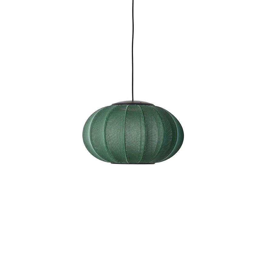 KNIT-WIT Ø45 Oval Pendant LED - Tweed Green