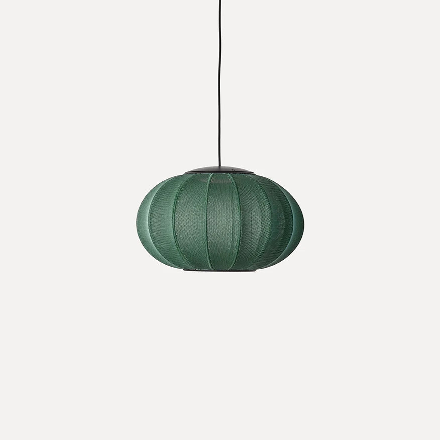KNIT-WIT Ø45 Oval Pendant LED - Tweed Green