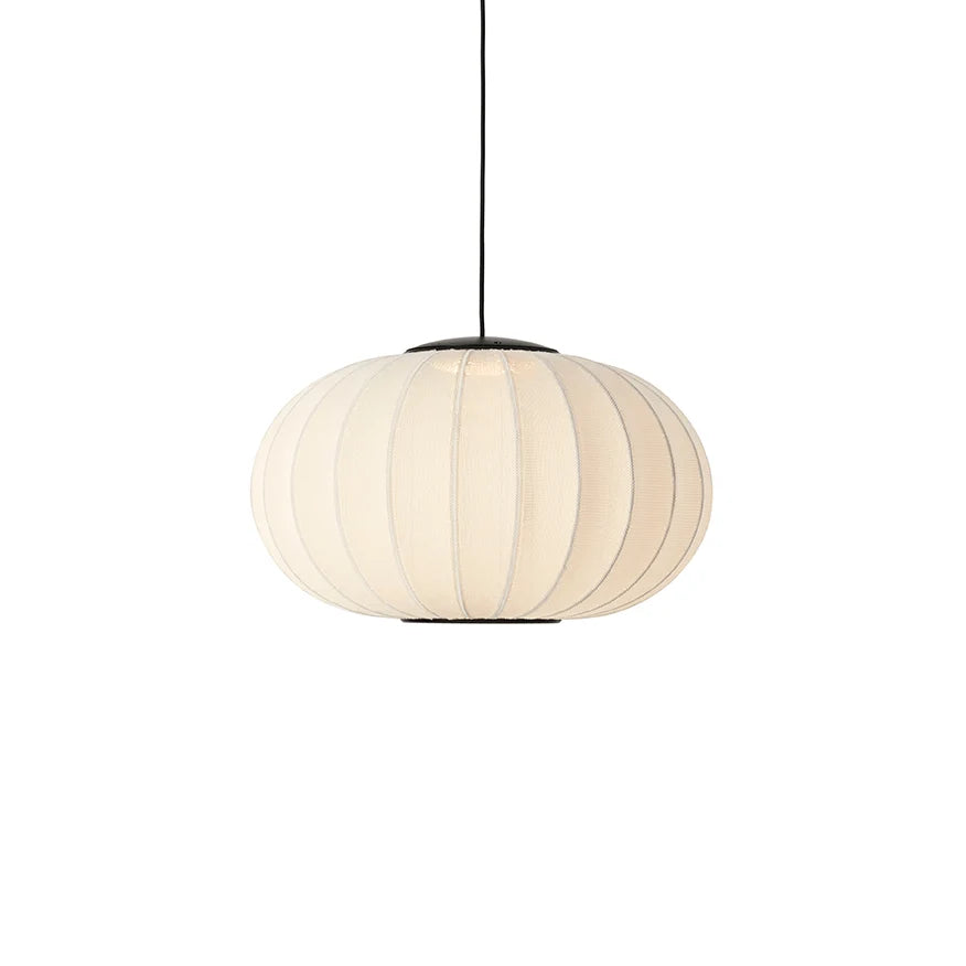 Knit-Wit Ø57 Oval Pendant LED - Pearl White