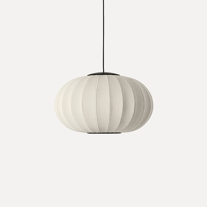 Knit-Wit Ø57 Oval Pendant LED - Pearl White