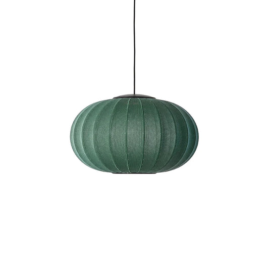 Knit-Wit Ø57 Oval Pendant LED - Tweed Green