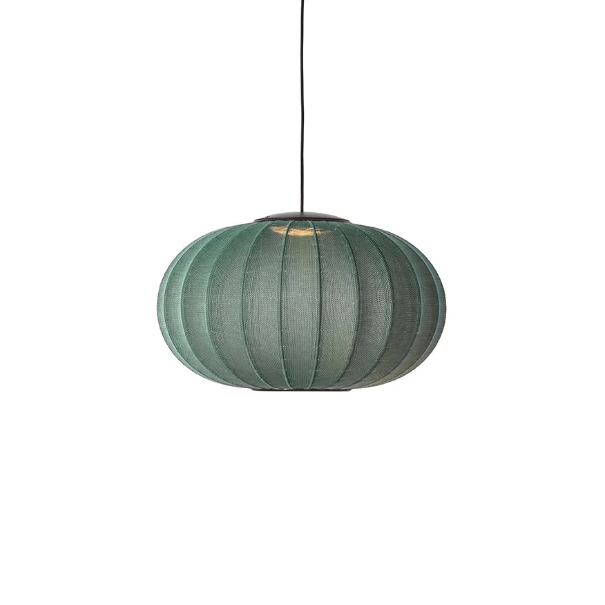 Knit-Wit Ø57 Oval Pendant LED - Tweed Green