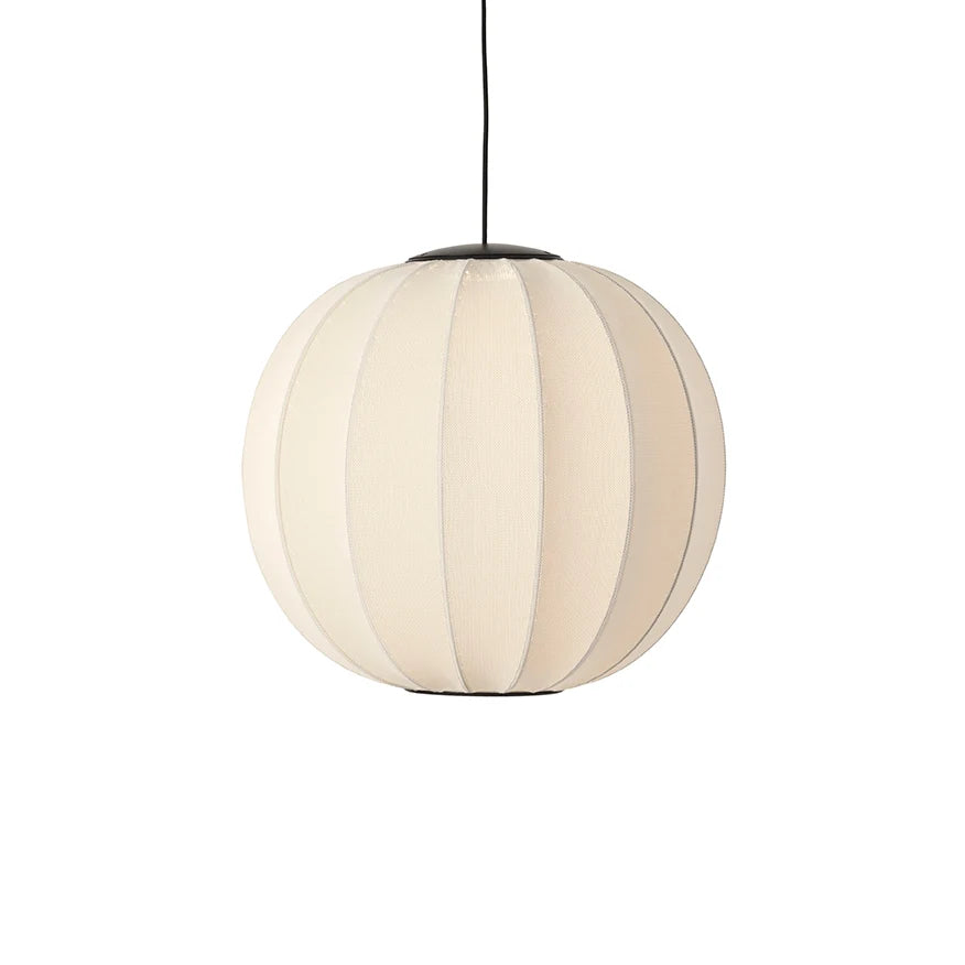 Knit-Wit Ø60 Round Pendant LED - Pearl White
