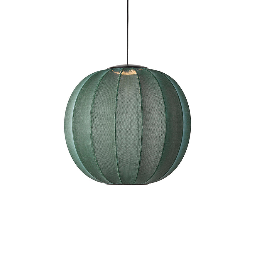Knit-Wit Ø60 Round Pendant LED - Tweed Green