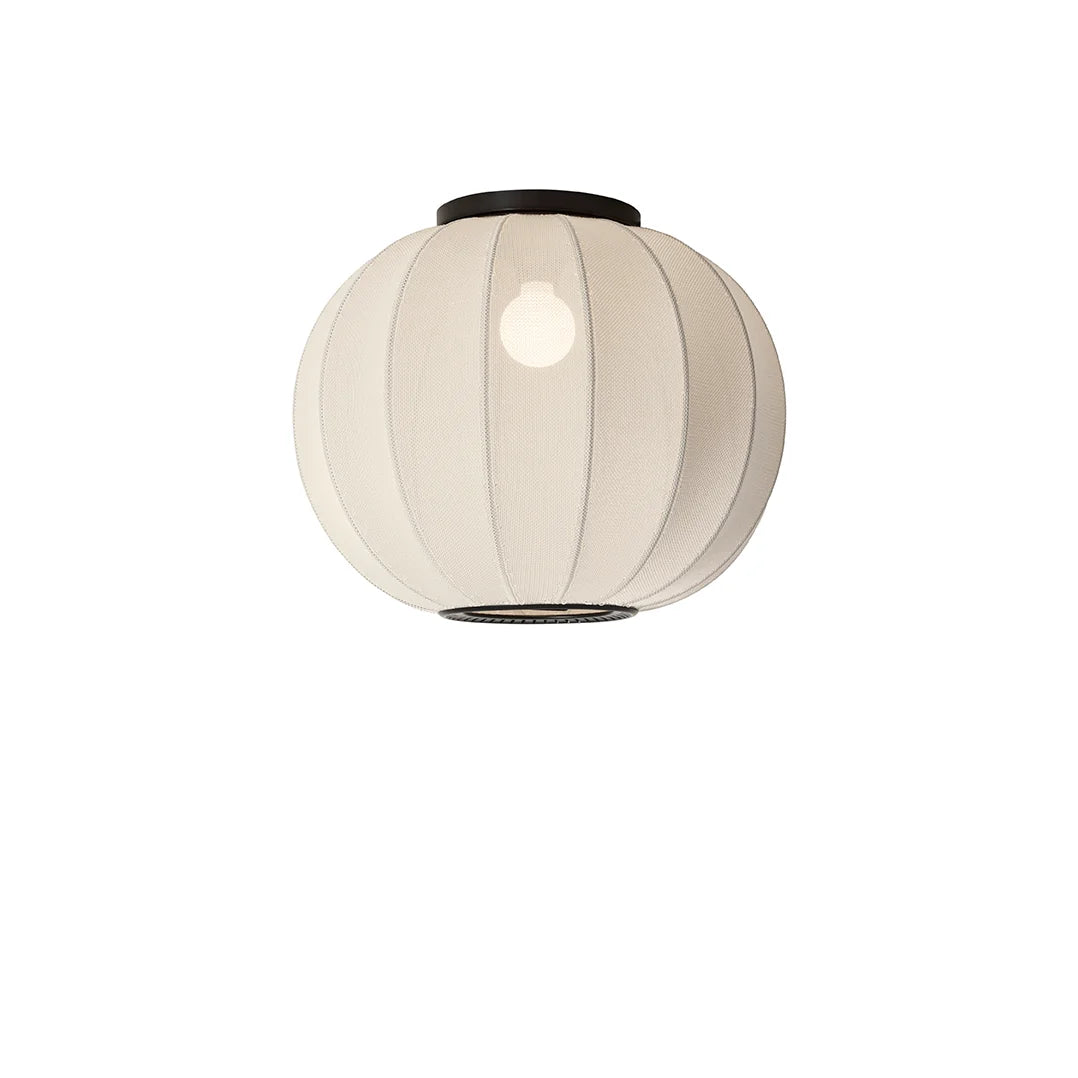 Knit-Wit Ø45 Round Ceilig - Pearl White