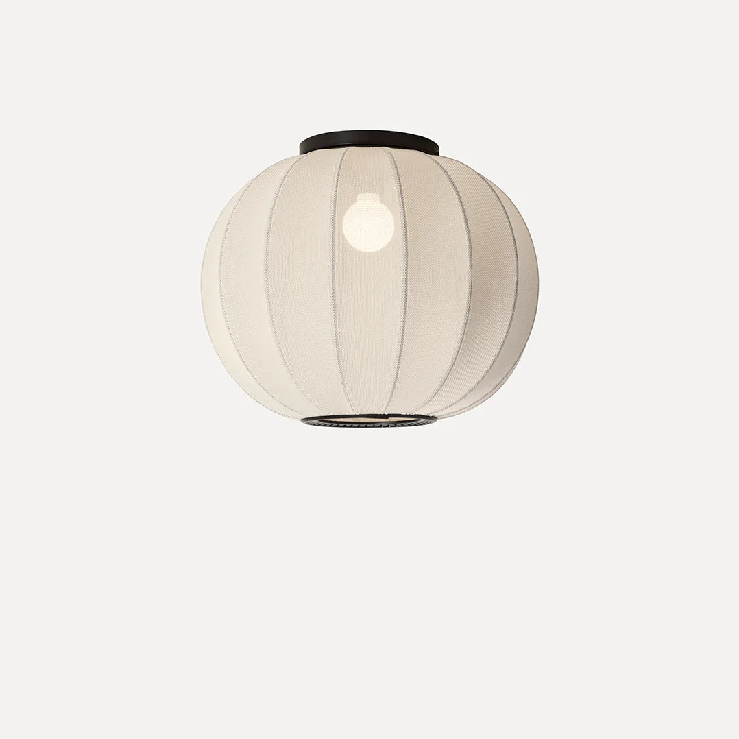 Knit-Wit Ø45 Round Ceilig - Pearl White