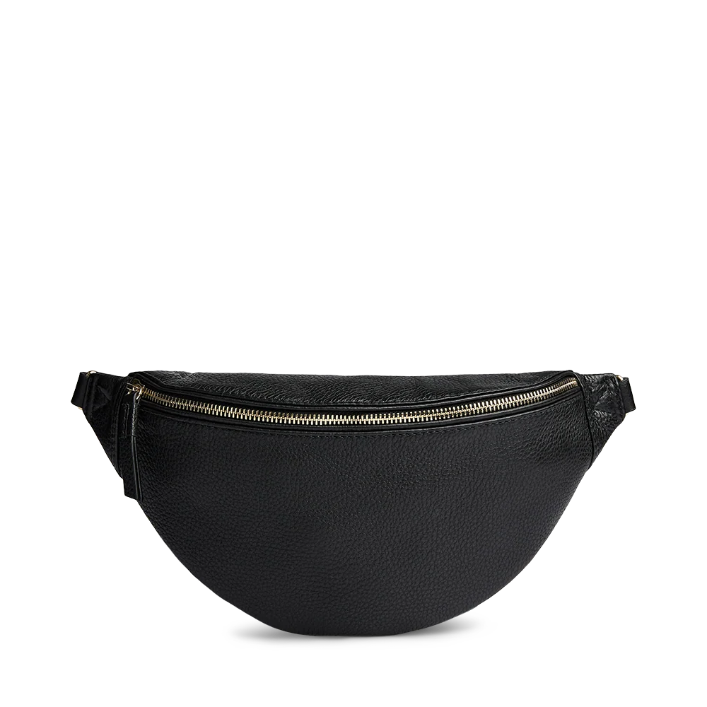 EllinorMBG Bum Bag, Grain - Black/Gold
