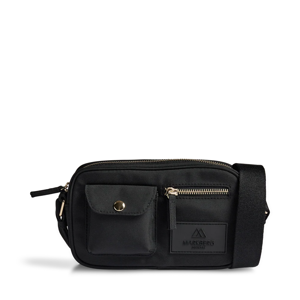 DarlaMBG Small Crossbody Taske, Monochrome - Black & Gold