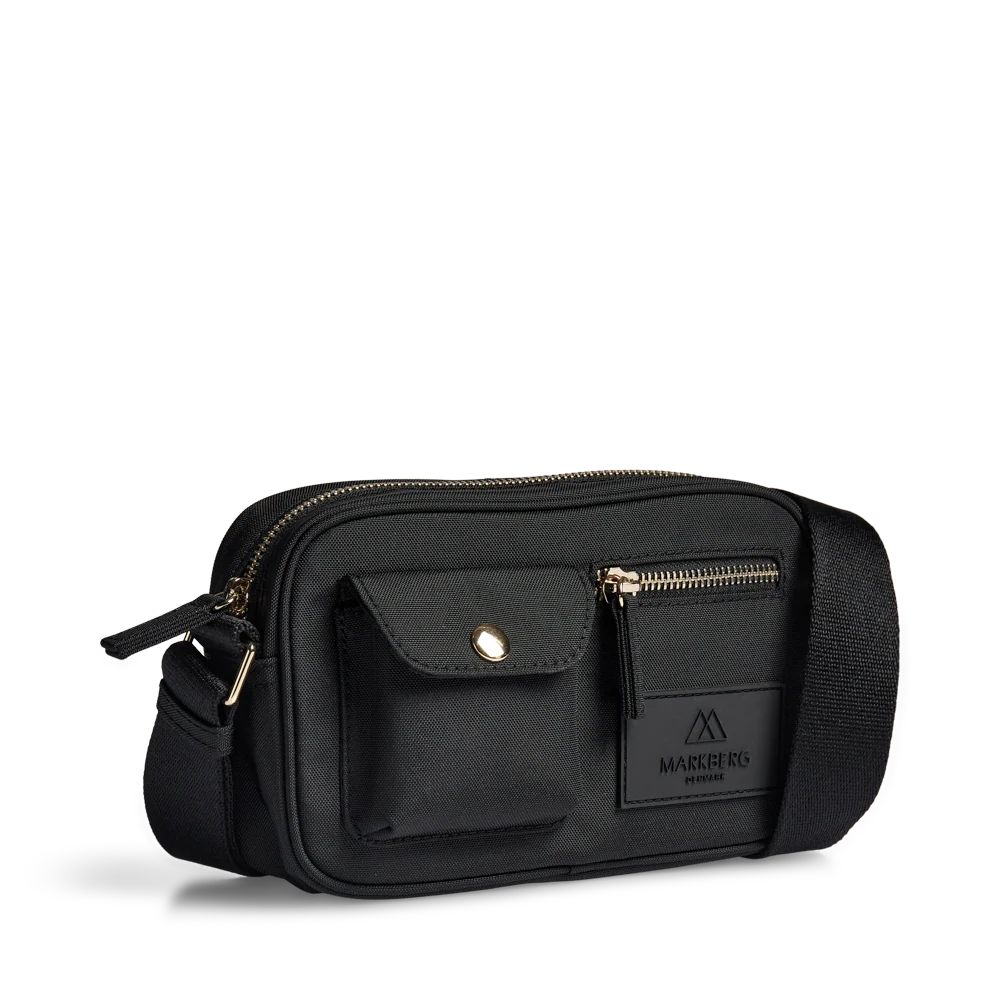 DarlaMBG Small Crossbody Taske, Monochrome - Black & Gold