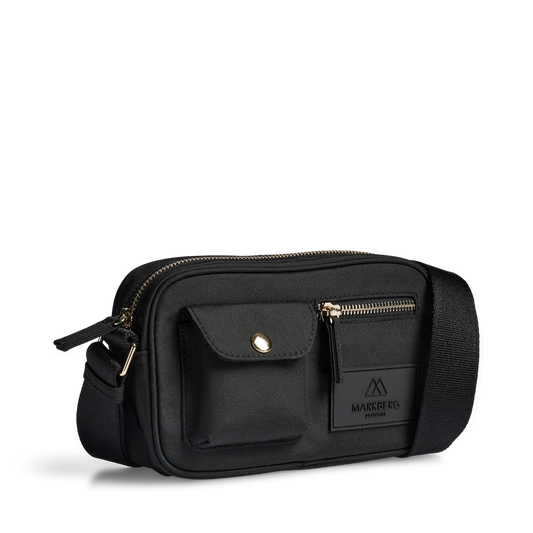 DarlaMBG Small Crossbody Taske, Monochrome - Black & Gold
