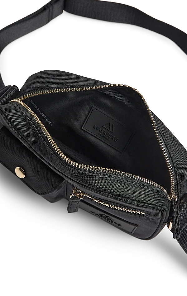 DarlaMBG Small Crossbody Taske, Monochrome - Black & Gold