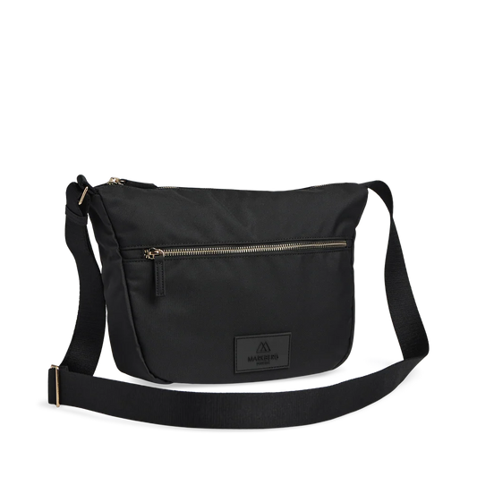 MonoMBG Crossbody Bag, recycled - Black and Gold