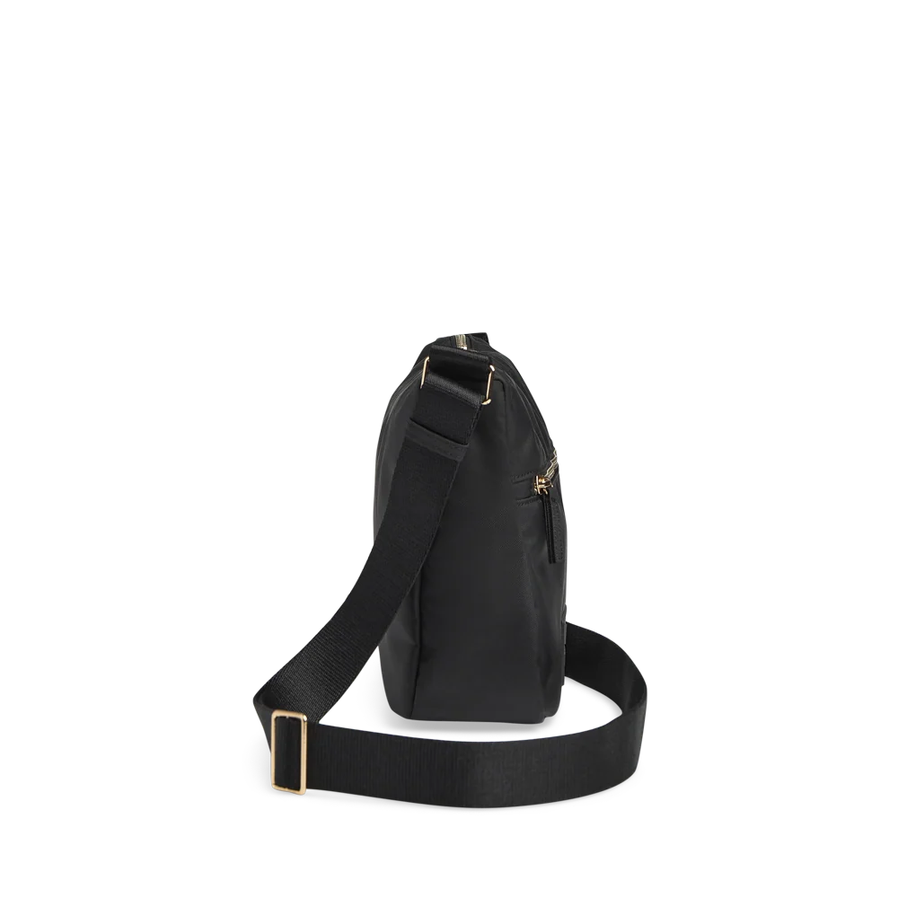 MonoMBG Crossbody Bag, recycled - Black and Gold