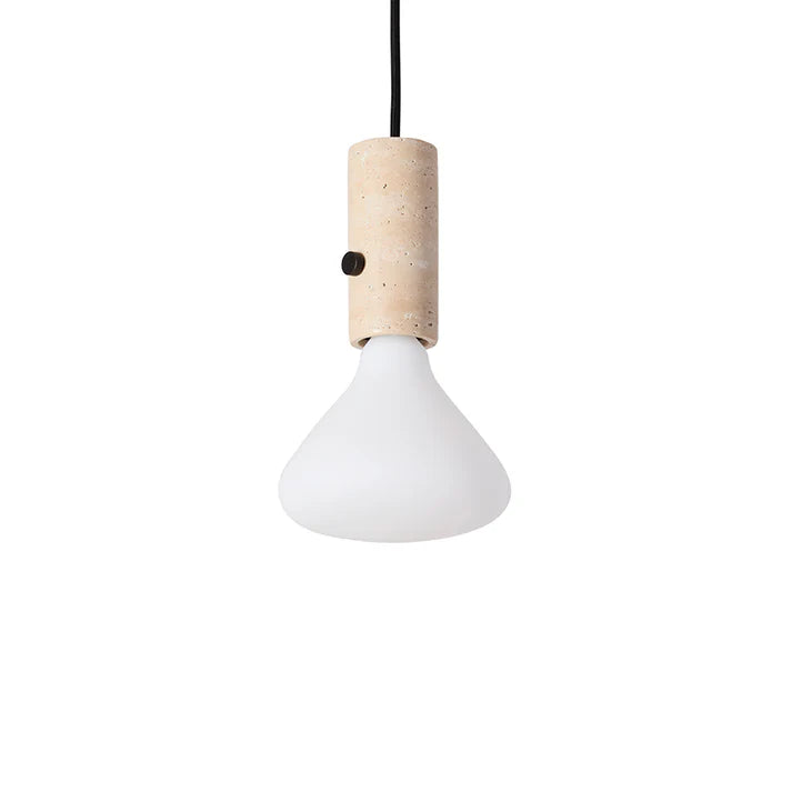 Core Pendant - Creme Travertine