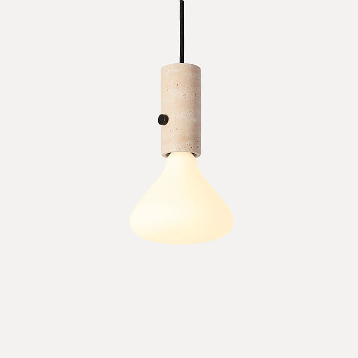 Core Pendant - Creme Travertine