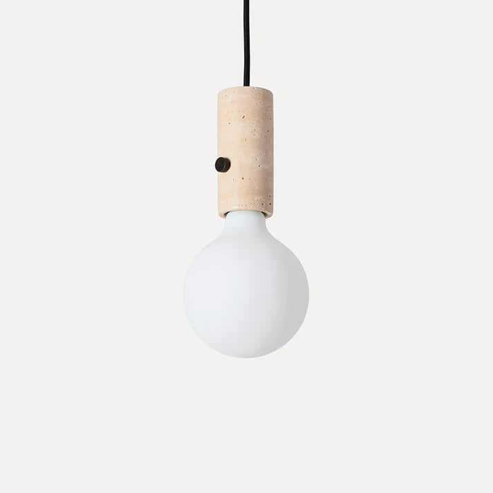 Core Pendant - Creme Travertine