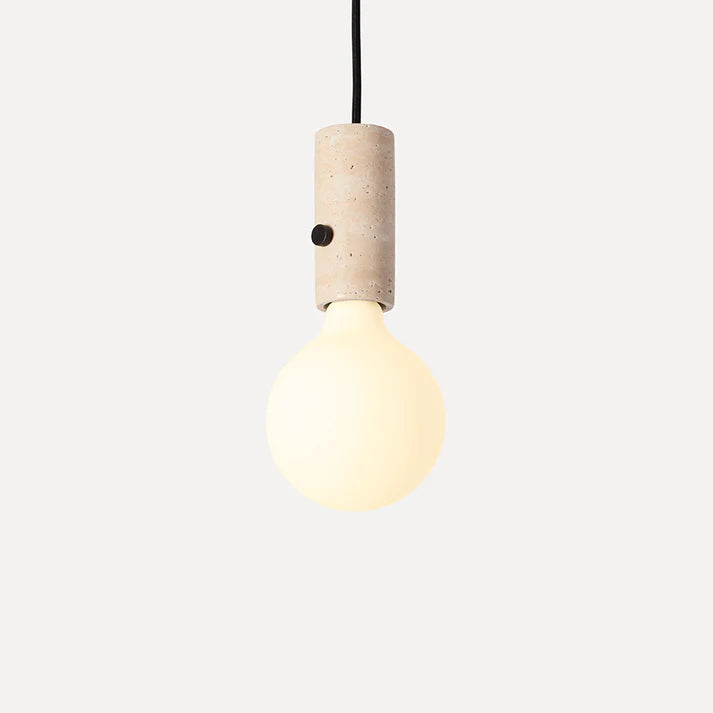 Core Pendant - Creme Travertine