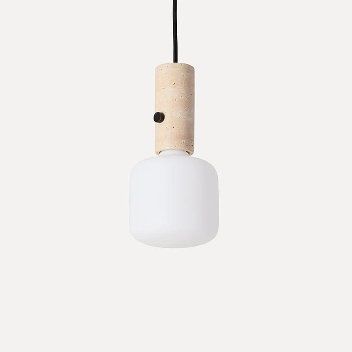 Core Pendant - Creme Travertine