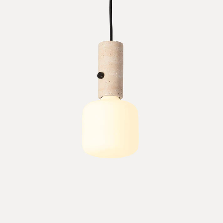 Core Pendant - Creme Travertine
