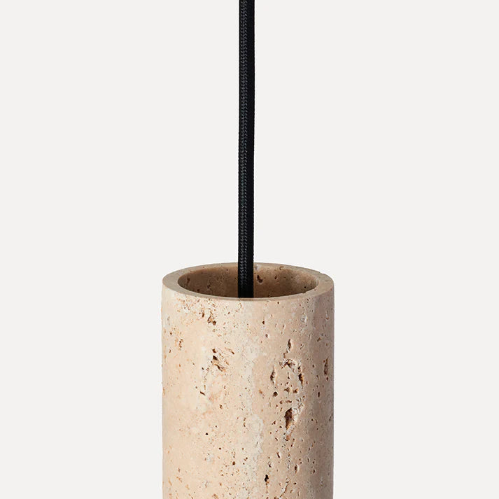 Core Pendant Spot - Creme Travertine